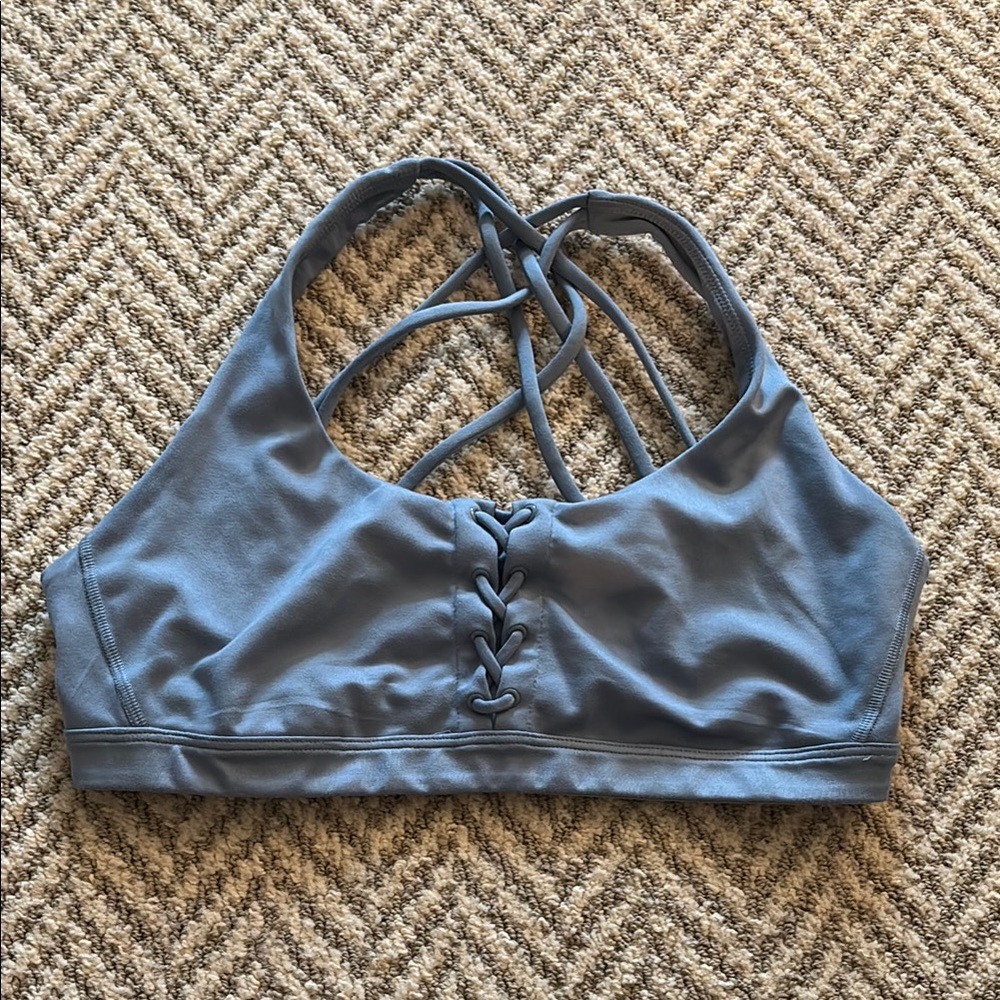 Victoria's Secret Blue Strappy Sports Bra